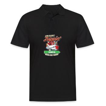 Straight Trippin' To Kenya With My Tribe Family - Men's Polo Shirt - black - Front - Kai (181cm)