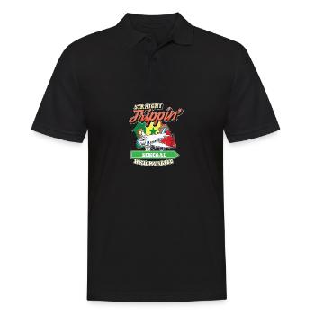 Straight Trippin' To Senegal With My Tribe Family - Männer Poloshirt - Schwarz - Vorne - Kai (181cm)