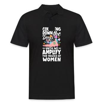 Counting down the days until we amplify the - Men's Polo Shirt - black - Front - Kai (181cm)