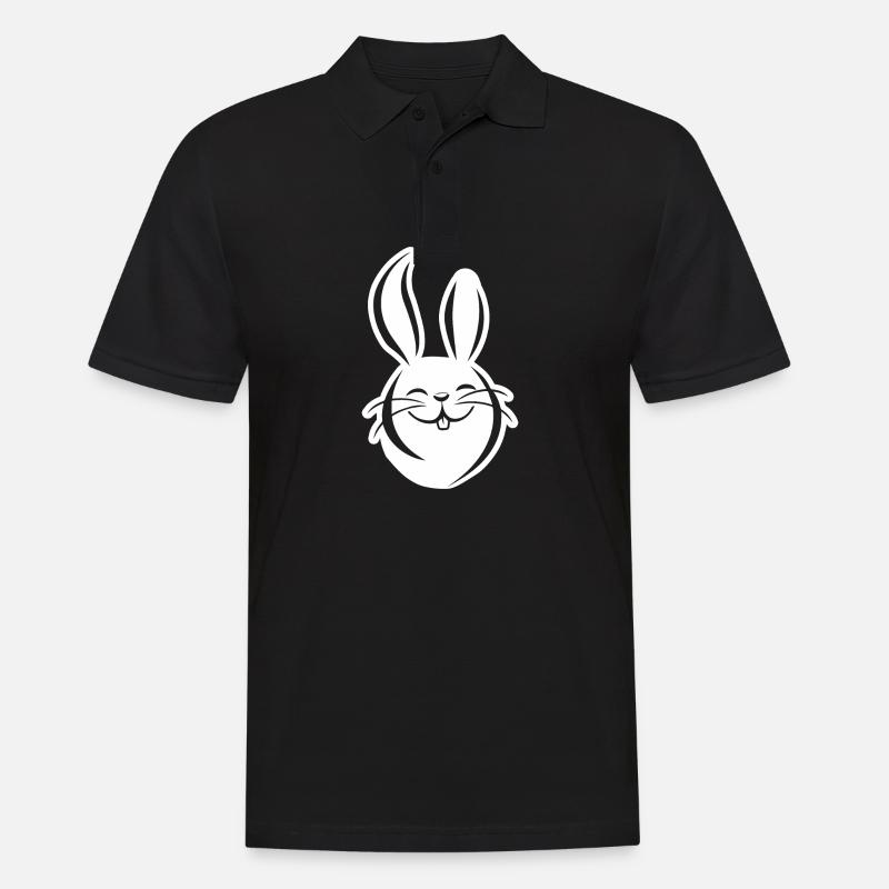 Lapin Lapin - Polo Homme - noir