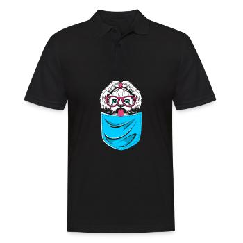 Shih Tzu - Polo Homme - noir - Devant - Kai (181cm)