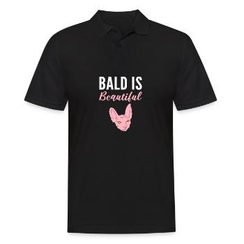 La calvitie est un beau poison pour toiletteur pour animaux de compagnie - Polo Homme - noir - Devant - Kai (181cm)