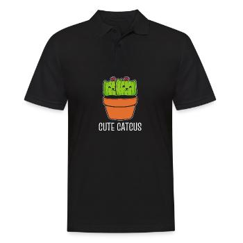 Nice Catcus PlantMen Poison - Polo Homme - noir - Devant - Kai (181cm)