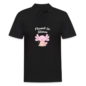 Punt introverti fluidement silencieux - Polo Homme - noir - Devant - Kai (181cm)