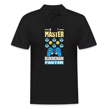 Cryptocurrency Rewards Gaming Blockchain Gamer - Men's Polo Shirt - black - Front - Kai (181cm)