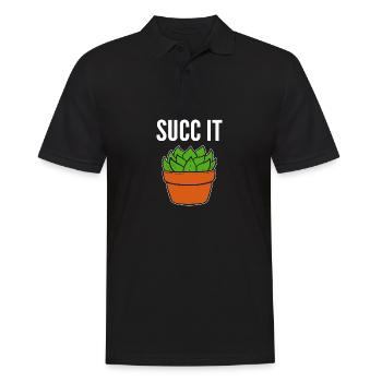 Erliegt Gärtner Gift - Männer Poloshirt - Schwarz - Vorne - Kai (181cm)