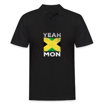 Drapeau de la Jamaïque - Polo Homme - noir - Devant - Kai (181cm)