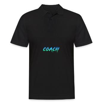 COACH - Men's Polo Shirt - black - Front - Kai (181cm)