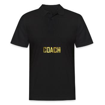 COACH COACH - Men's Polo Shirt - black - Front - Kai (181cm)