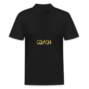 COACH - Men's Polo Shirt - black - Front - Kai (181cm)