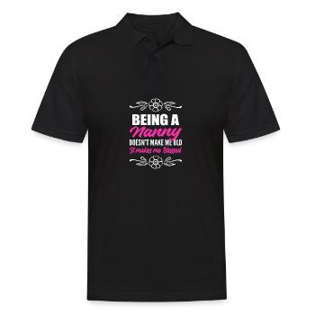 Macht mich gesegnet Pflegekraft Geschenk - Männer Poloshirt - Schwarz - Vorne - Kai (181cm)