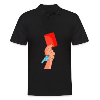 Footballeur footballeur gardien de but attaquant - Polo Homme - noir - Devant - Kai (181cm)