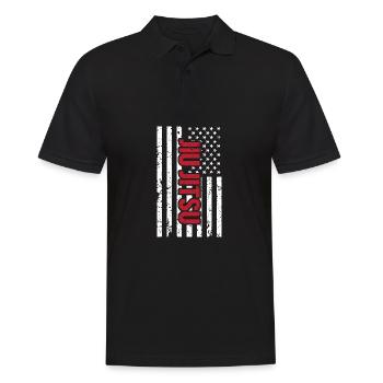 Jiu Jitsu Self Defense - Men's Polo Shirt - black - Front - Kai (181cm)