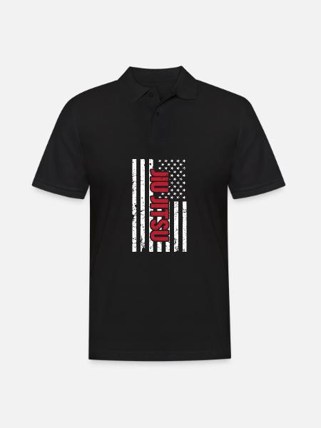 Jiu Jitsu Autodéfense - Polo Homme - noir