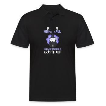 Sorcière Sorcière Balai Sorcière Costume Halloween - Polo Homme - noir - Devant - Kai (181cm)