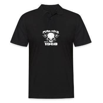 Grunge Punk Vintage depuis 1968 pour le 56ème anniversaire - Polo Homme - noir - Devant - Kai (181cm)