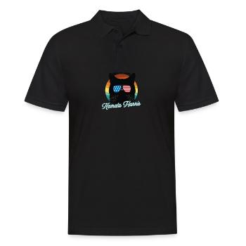 Cat Ladies pour Kamala Harris 2024 - Cat Lady pour - Polo Homme - noir - Devant - Kai (181cm)