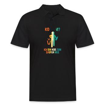 Carnaval de Jecken Carnaval - Polo Homme - noir - Devant - Kai (181cm)