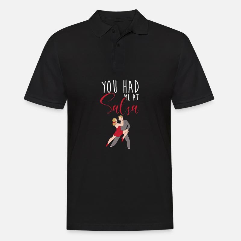 Danseuse de salsa Danseuse - Polo Homme - noir
