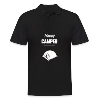 Happy camper - Polo Homme - noir - Devant - Kai (181cm)