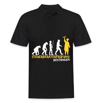 Steuerberater Prüfung bestanden Bestandene Lustig - Männer Poloshirt - Schwarz - Vorne - Kai (181cm)