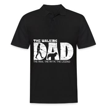 Kooikerhondje Le Walking Dad - Polo Homme - noir - Devant - Kai (181cm)