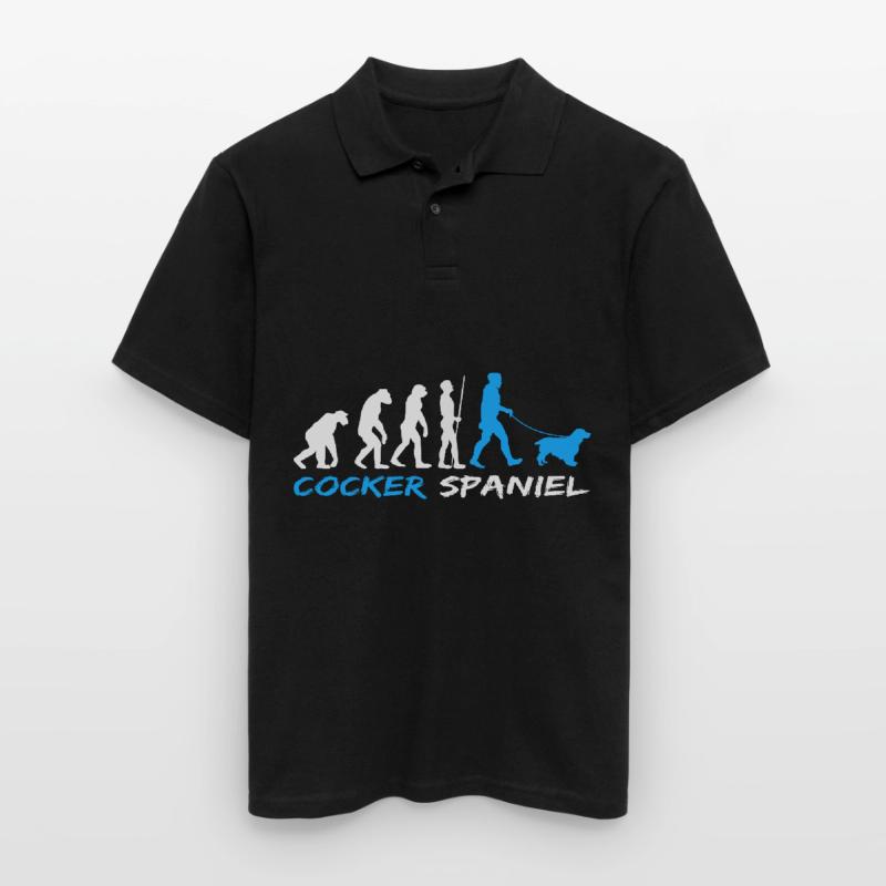 Cocker anglais Cocker Spaniel Chien Evolution Polo Homme