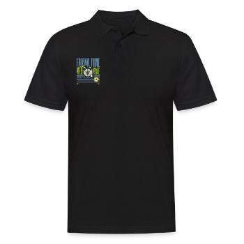 Weed Time - Men's Polo Shirt - black - Front - Kai (181cm)