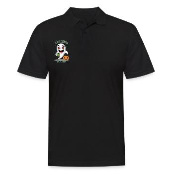 Evil spirit with coffee - Men's Polo Shirt - black - Front - Kai (181cm)