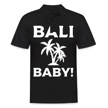 Bali - Männer Poloshirt - Schwarz - Vorne - Kai (181cm)