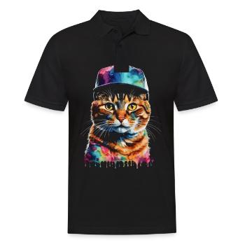 Casquette Snapback Coloré Imprimé Motif D’animal Drôle - Polo Homme - noir - Devant - Kai (181cm)