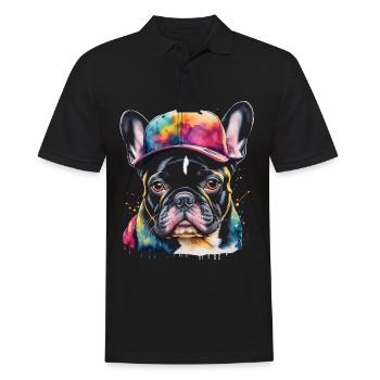 Bouledogue Français Snapback Cap Frenchie Dog - Polo Homme - noir - Devant - Kai (181cm)
