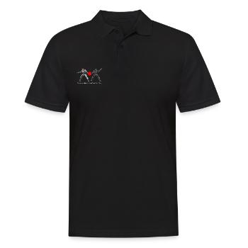 Ai Kampfroboter - Männer Poloshirt - Schwarz - Vorne - Kai (181cm)