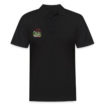 Raccoon 4th of July Fireworks Party - Men's Polo Shirt - black - Front - Kai (181cm)