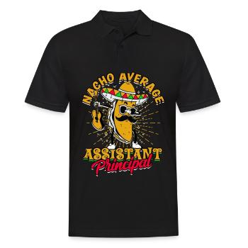 schulleiter stellvertretender schulleiter geschenk - Männer Poloshirt - Schwarz - Vorne - Kai (181cm)