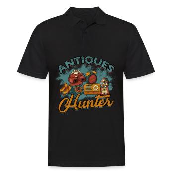 Antiques Antiques Antique Collector Antiques - Men's Polo Shirt - black - Front - Kai (181cm)