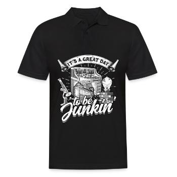 Antiques Antiques Antique Collector Antiques - Men's Polo Shirt - black - Front - Kai (181cm)