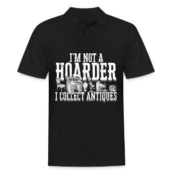 Antiques Antiques Antique Collector Antiques - Men's Polo Shirt - black - Front - Kai (181cm)