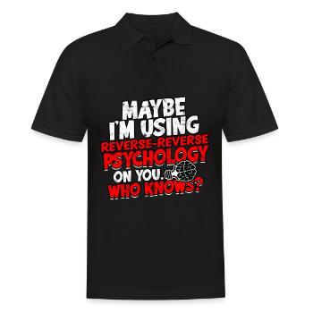 psychiater geschenk therapie geschenkidee psycholo - Männer Poloshirt - Schwarz - Vorne - Kai (181cm)