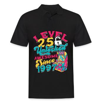 Retro Gamer Video Games Arcade Gaming Pinball Spike - Men's Polo Shirt - black - Front - Kai (181cm)