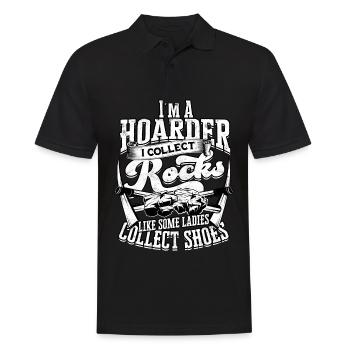 Rockhounder Rockhounding Géologue Rockhound Rockhound - Polo Homme - noir - Devant - Kai (181cm)