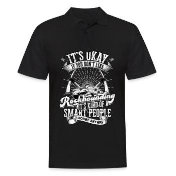 Rockhounder Rockhounding Géologue Rockhound Rockhound - Polo Homme - noir - Devant - Kai (181cm)