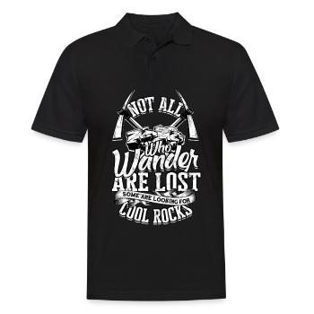 Rockhounder Rockhounding Géologue Rockhound Rockhound - Polo Homme - noir - Devant - Kai (181cm)