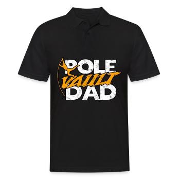 Quart à la perche et saut à la perche - Polo Homme - noir - Devant - Kai (181cm)