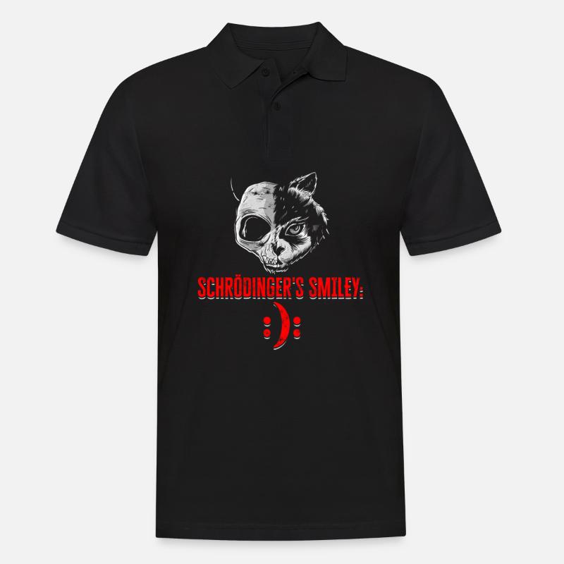 Schrodingers Katzen Quantenphysik - Männer Poloshirt - Schwarz