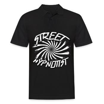 hypnose hypnotisch hypnotisieren hypnotiseur gesch - Männer Poloshirt - Schwarz - Vorne - Kai (181cm)