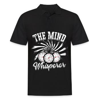 hypnose hypnotisch hypnotisieren hypnotiseur gesch - Männer Poloshirt - Schwarz - Vorne - Kai (181cm)