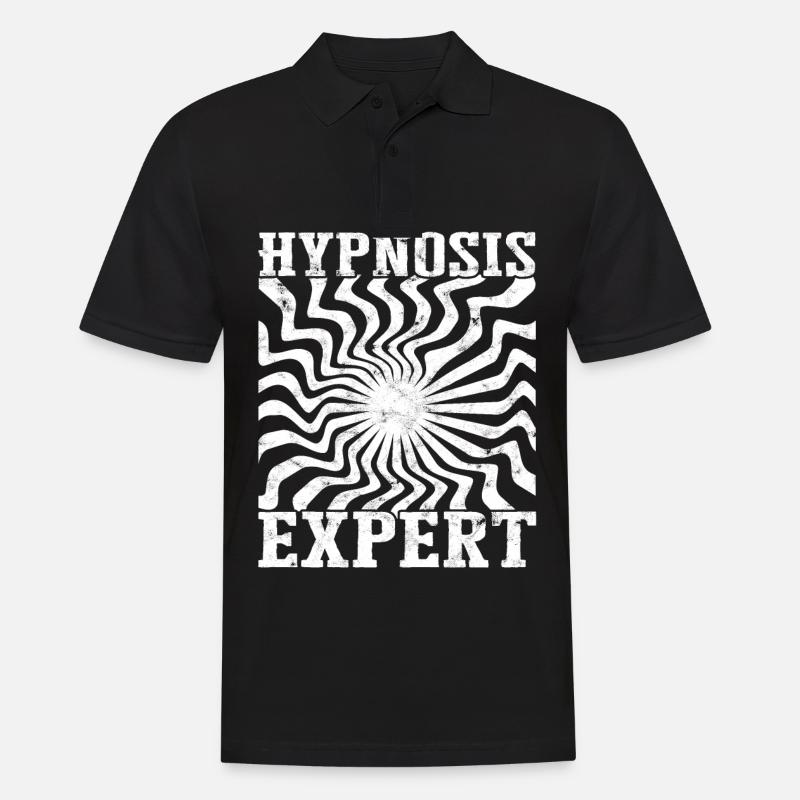 hypnotic hypnotize hypnotist - Men's Polo Shirt - black