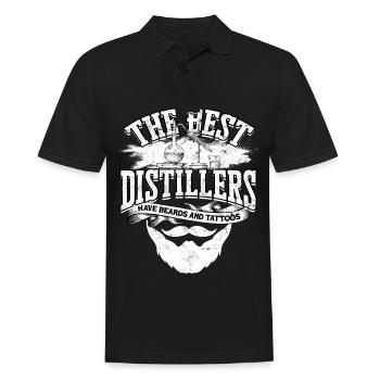 Schnapps Whiskey distill Schnapps distiller Geschenkide - Men's Polo Shirt - black - Front - Kai (181cm)