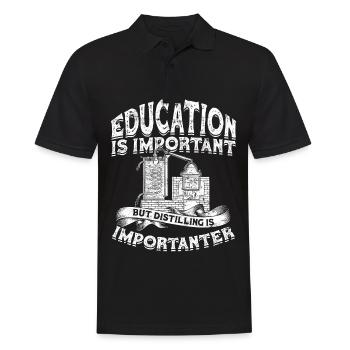 Schnapps Whiskey distill Schnapps distiller Geschenkide - Men's Polo Shirt - black - Front - Kai (181cm)
